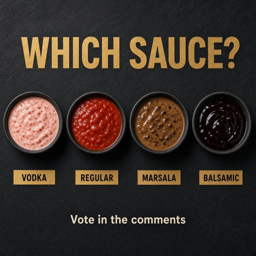 Instagram post: which sauce vote